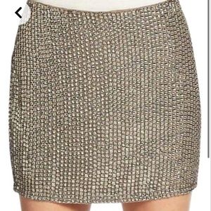 Haute Hippie Embellished rare skirt